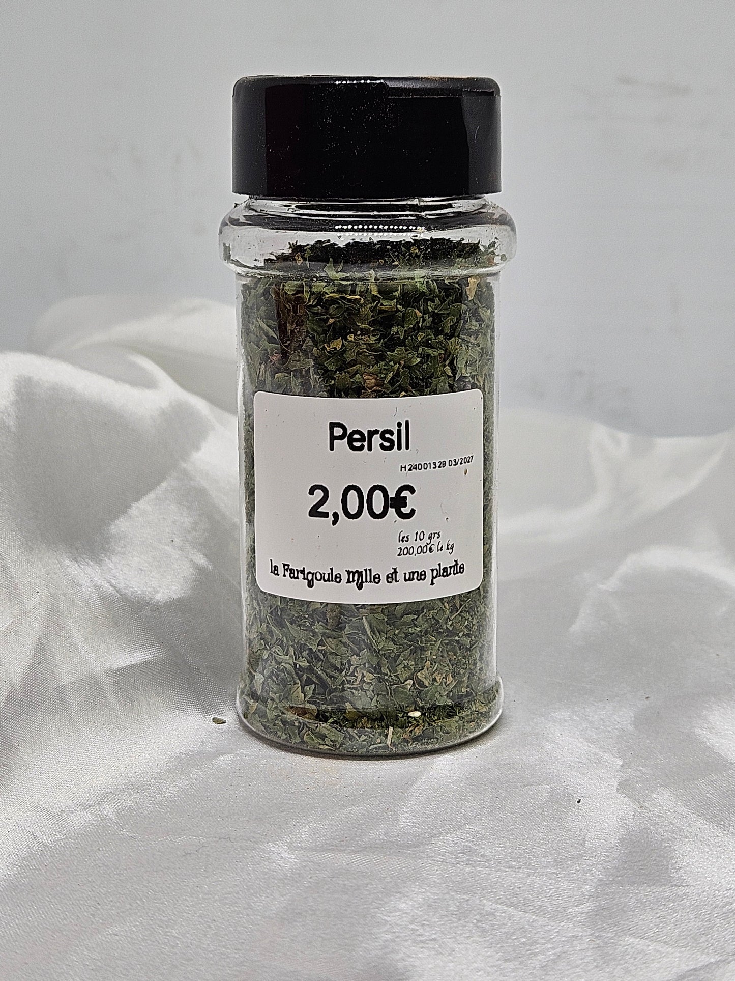 Persil 10 grs feuille coupé ( petroselinum sativum ) La farigoule mille et une plante
