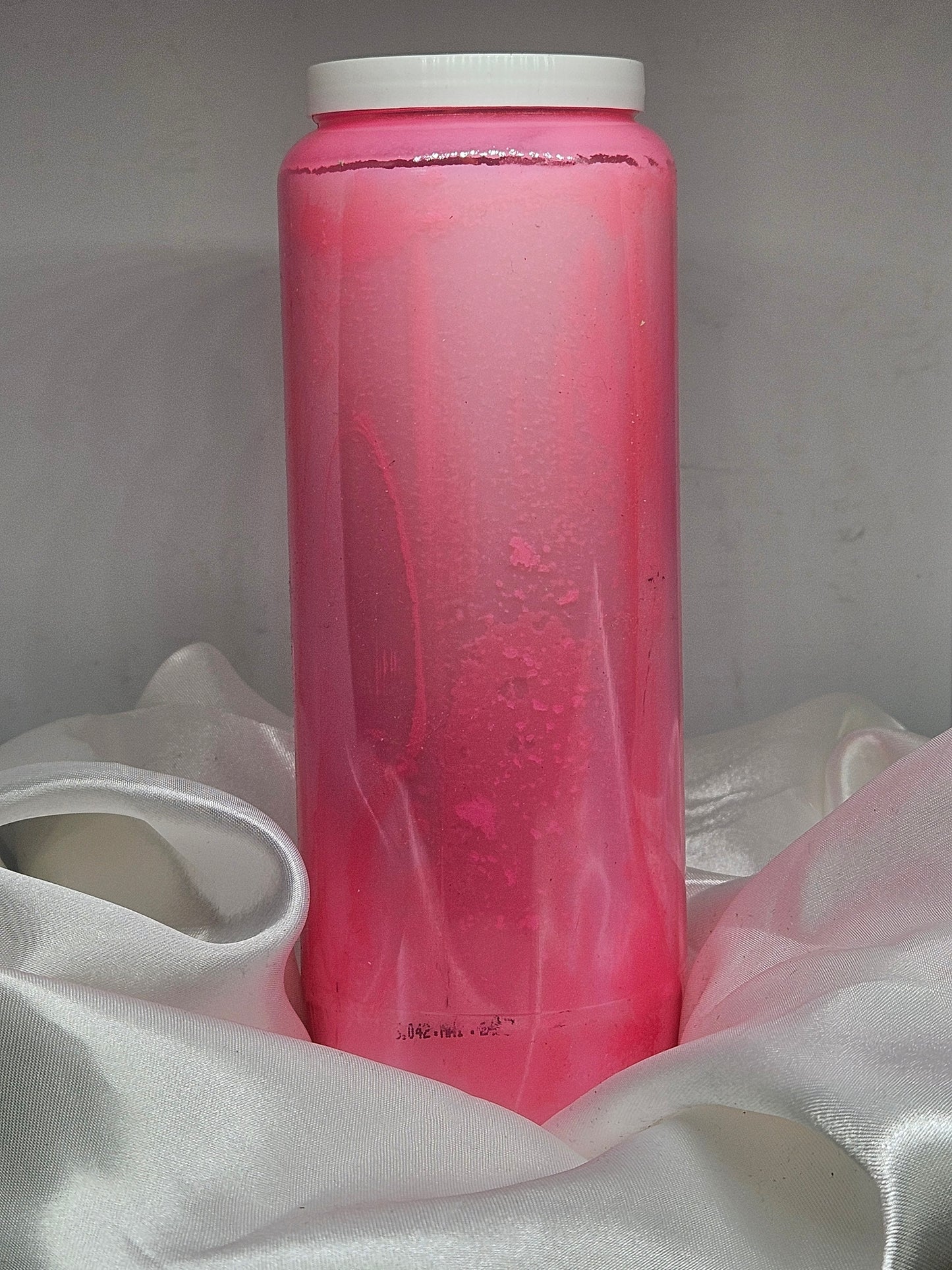 Bougie neuvaine rose