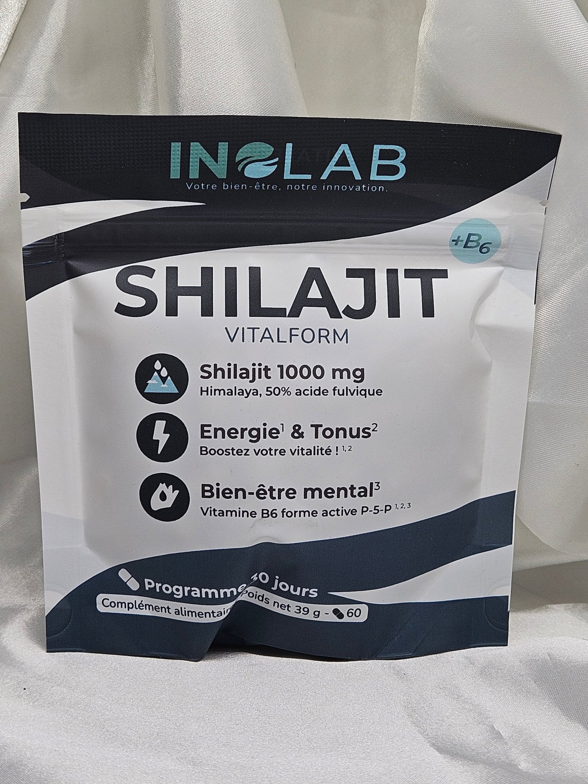 Shilajit 60 gélules Inolab - La farigoule mille et une plante