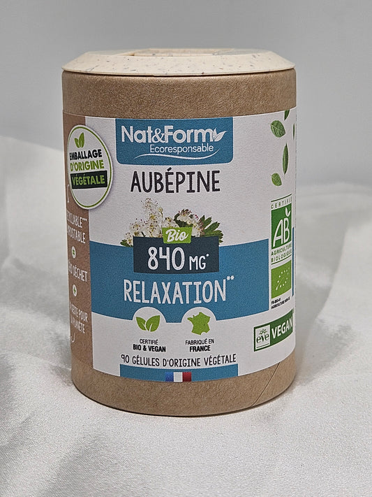 Aubépine bio 90 gélules Nat et form