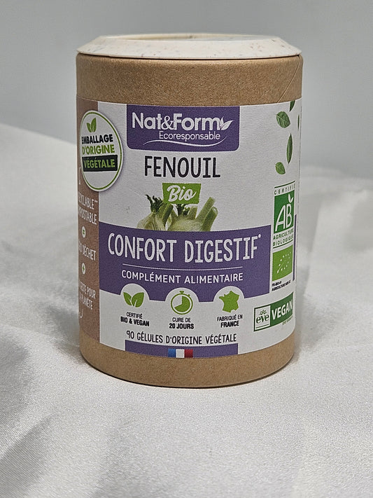 Fenouil bio 90 gélules nat et form