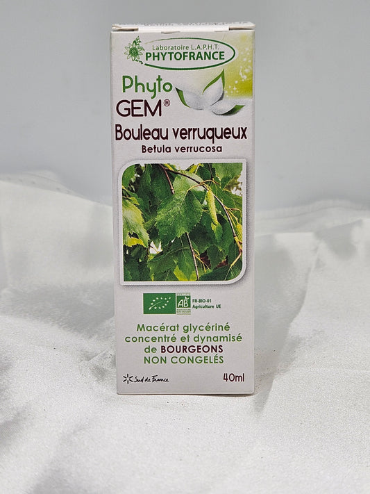 Phyto gem Macérât de bourgeons bouleau verruqueux 40 ml phytofrance