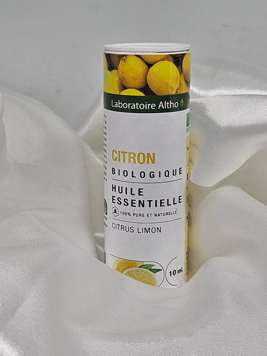 Huile essentielle citron 10 ml laboratoire altho