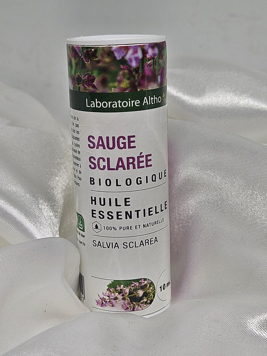 Huile essentielle sauge sclarée 10 ml laboratoire altho
