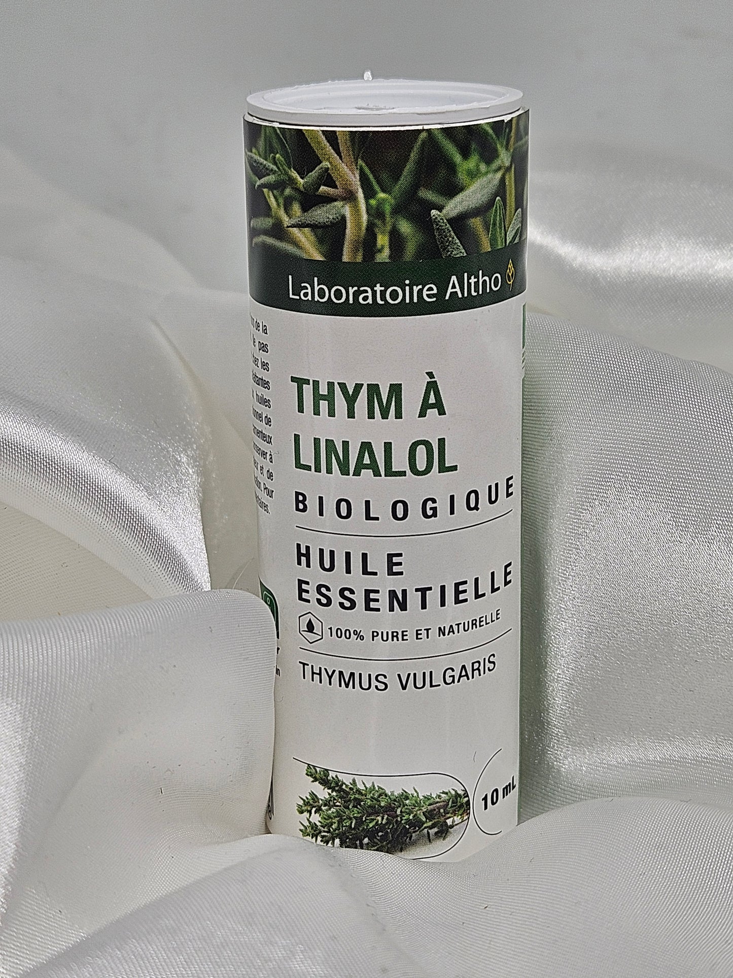 Huile essentielle thym linalol 10 ml laboratoire altho