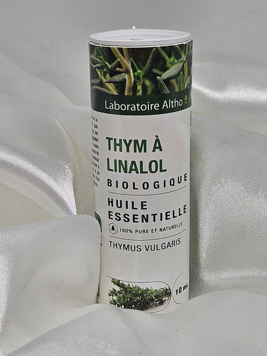 Huile essentielle thym linalol 10 ml laboratoire altho