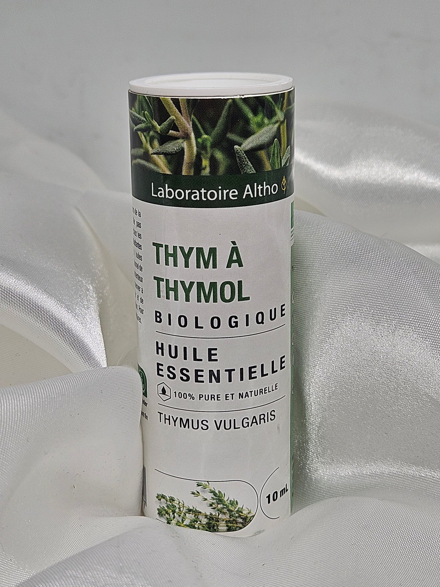 Huile essentielle thym thymol 10 ml laboratoire altho