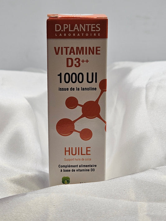 Vitamine D3 solution huileuse 1000 ui D.plante
