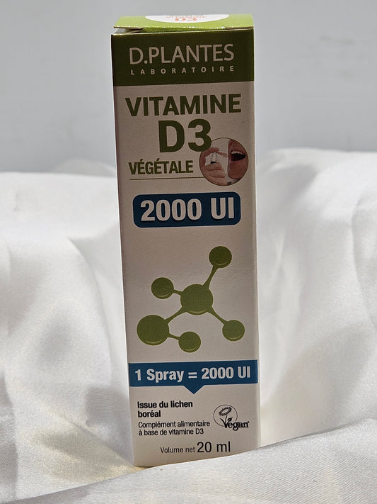 Vitamine D3 végétale 2000 ui spray D.plante
