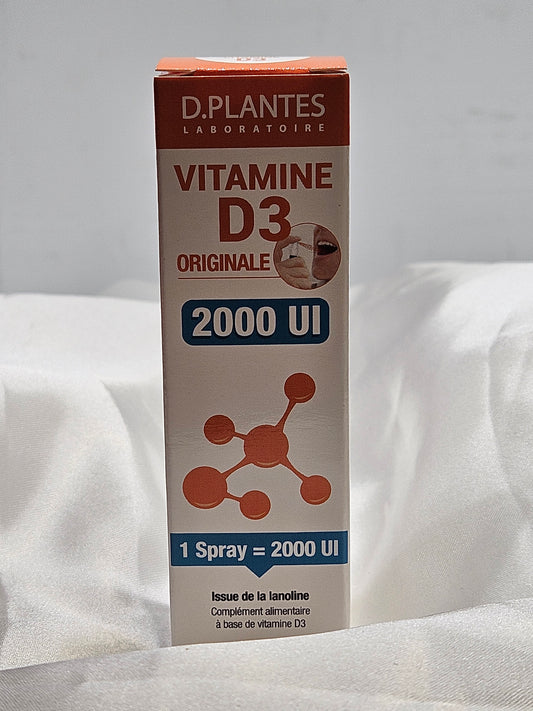 Vitamine D3 solution huileuse spray 2000ui D.plante