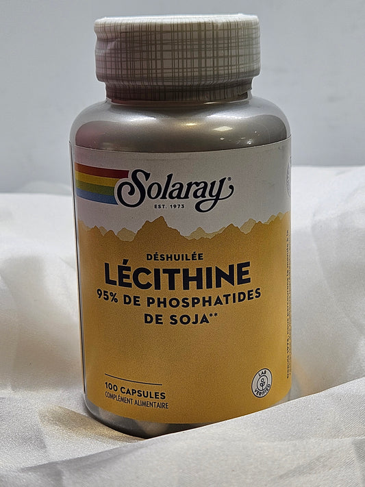 Lécithine de soja 100 gélules solaray