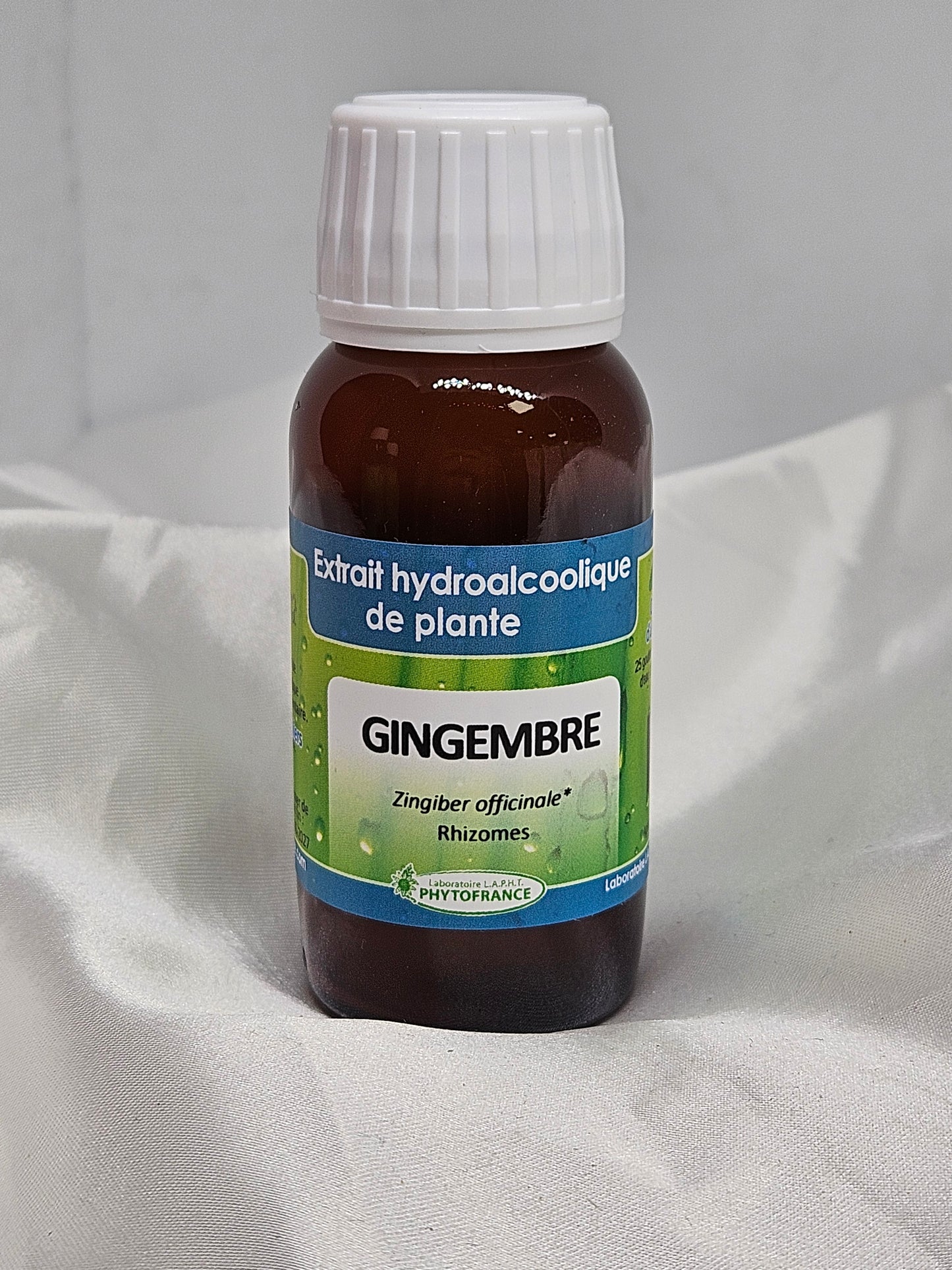 Extrait de plante fraîche Gingembre 60 ml Phytofrance