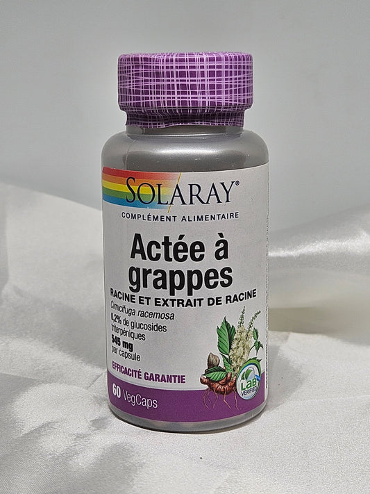 Actée à grappe 90 gélules Solaray - La farigoule mille et une plante