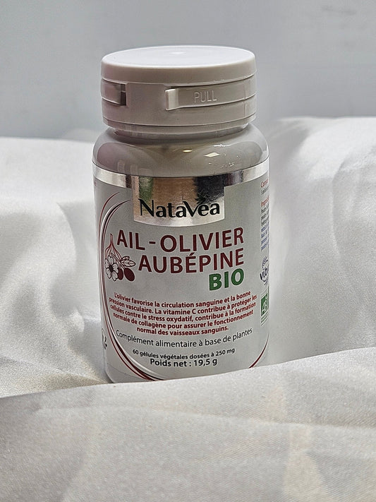 Ail olivier aubepine 60 gélules natavea - La farigoule mille et une plante