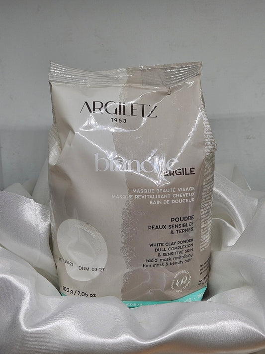 Argile blanche poudre 300 grs argiletz - La farigoule mille et une plante