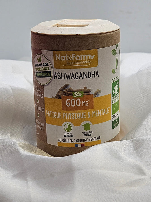 Ashwagandha 60 gélules nat et form - La farigoule mille et une plante