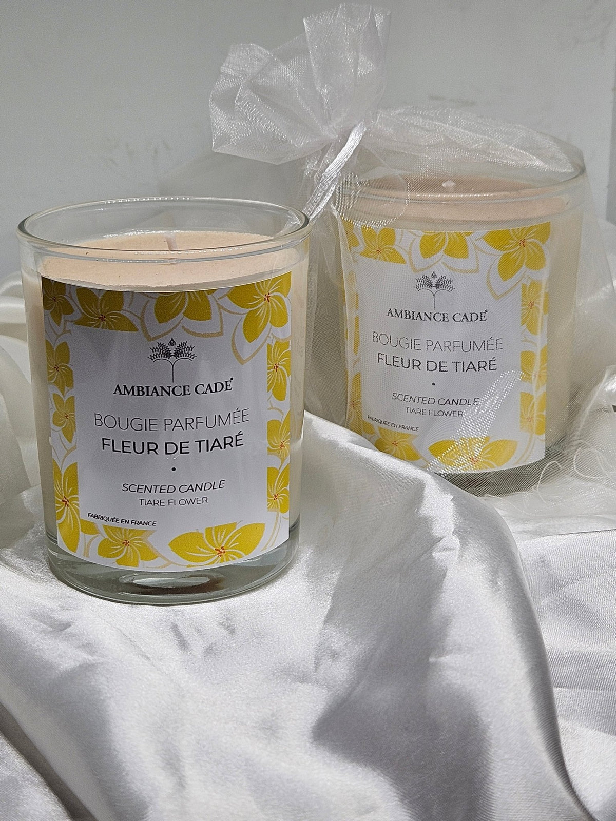 Bougie cade fleur de tiré - La farigoule mille et une plante