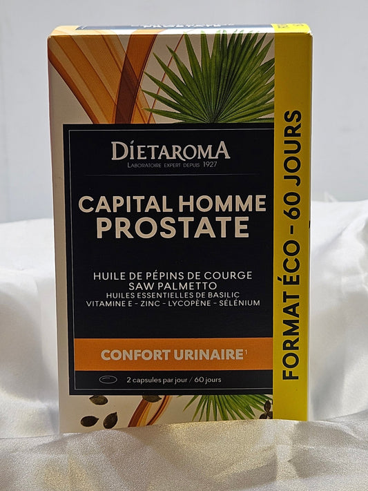 Capital homme prostate format eco 120 capsules Dietaroma - La farigoule mille et une plante