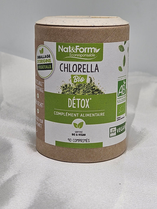 Chlorella bio 90 gélules nat et form - La farigoule mille et une plante