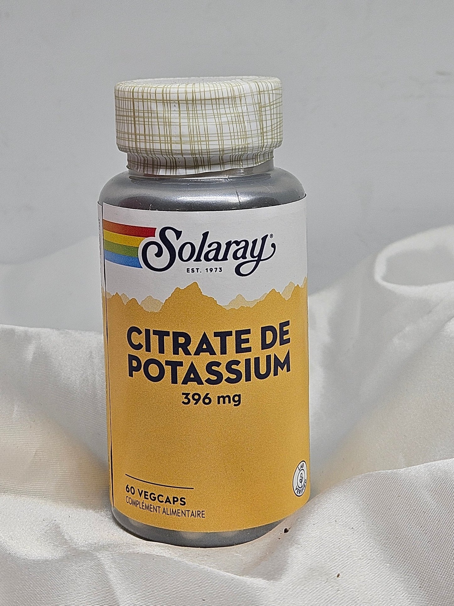 Citrate de Potassium 60 gélules Solaray - La farigoule mille et une plante