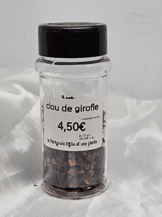 Clou de girofle 20 grs ( eugenia caryophyllata ) - La farigoule mille et une plante