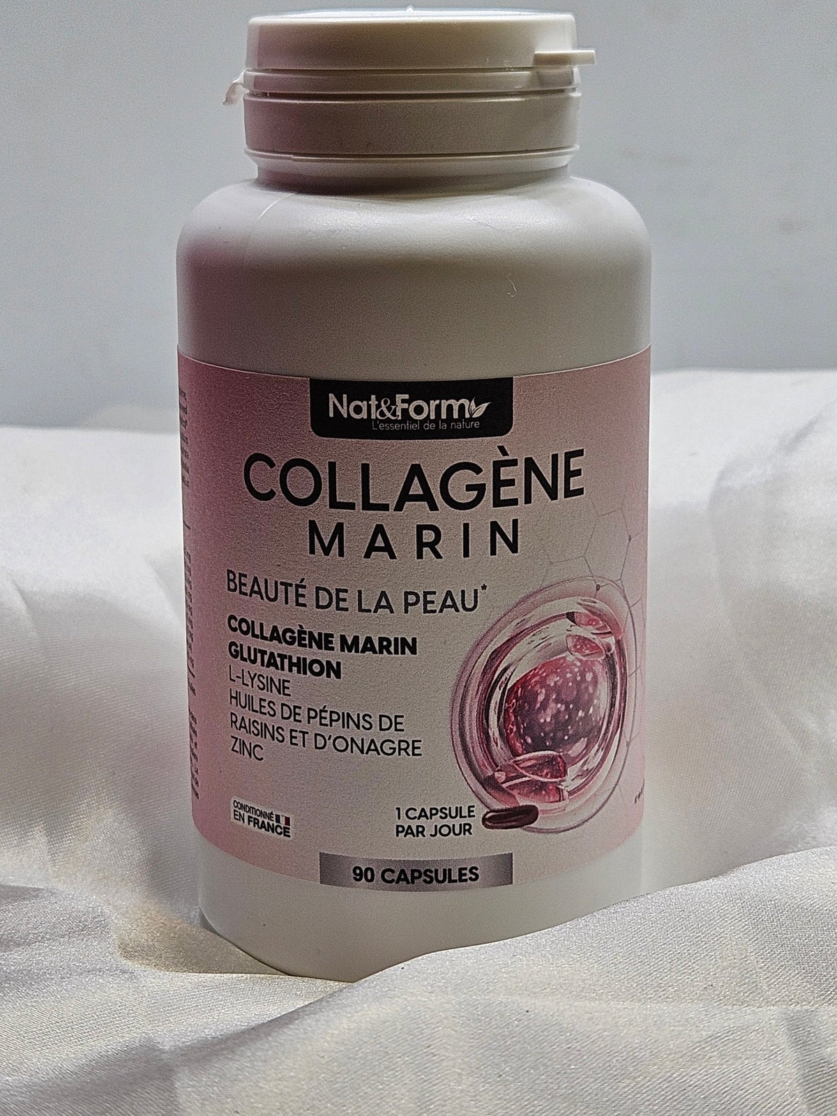 Collagène marin 90 gélules nat et form - La farigoule mille et une plante