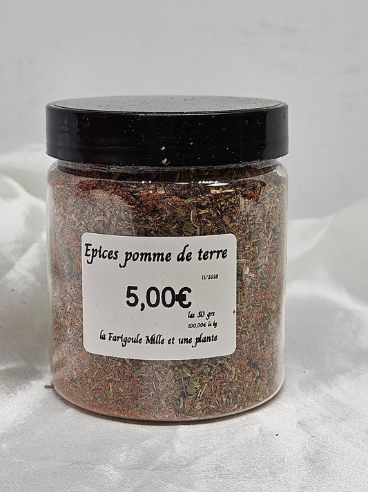 Épices à pomme de terre 50 grs - La farigoule mille et une plante