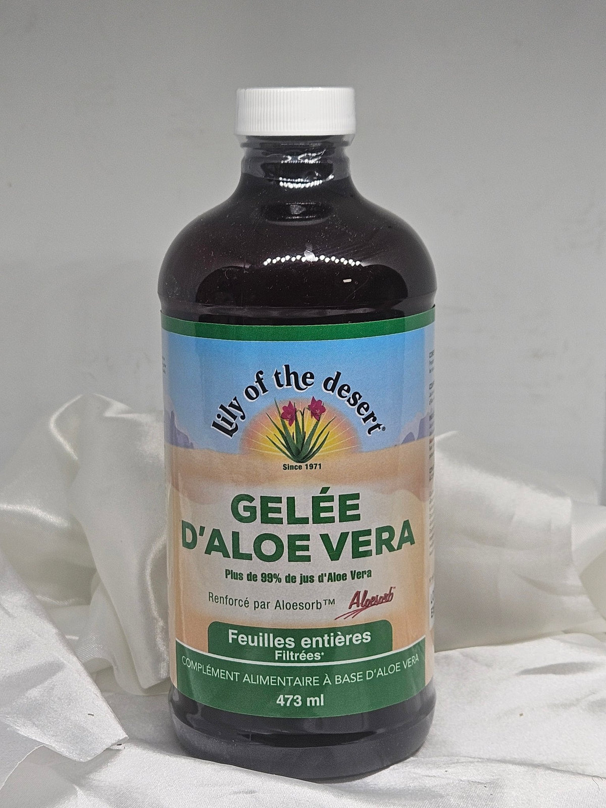 Gelée d'aloe vera 473 ml lily of the desert - La farigoule mille et une plante