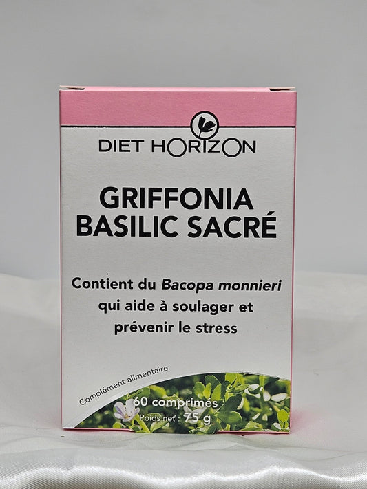 Griffonia basilic sacré 60 comprimés Diet horizon - La farigoule mille et une plante