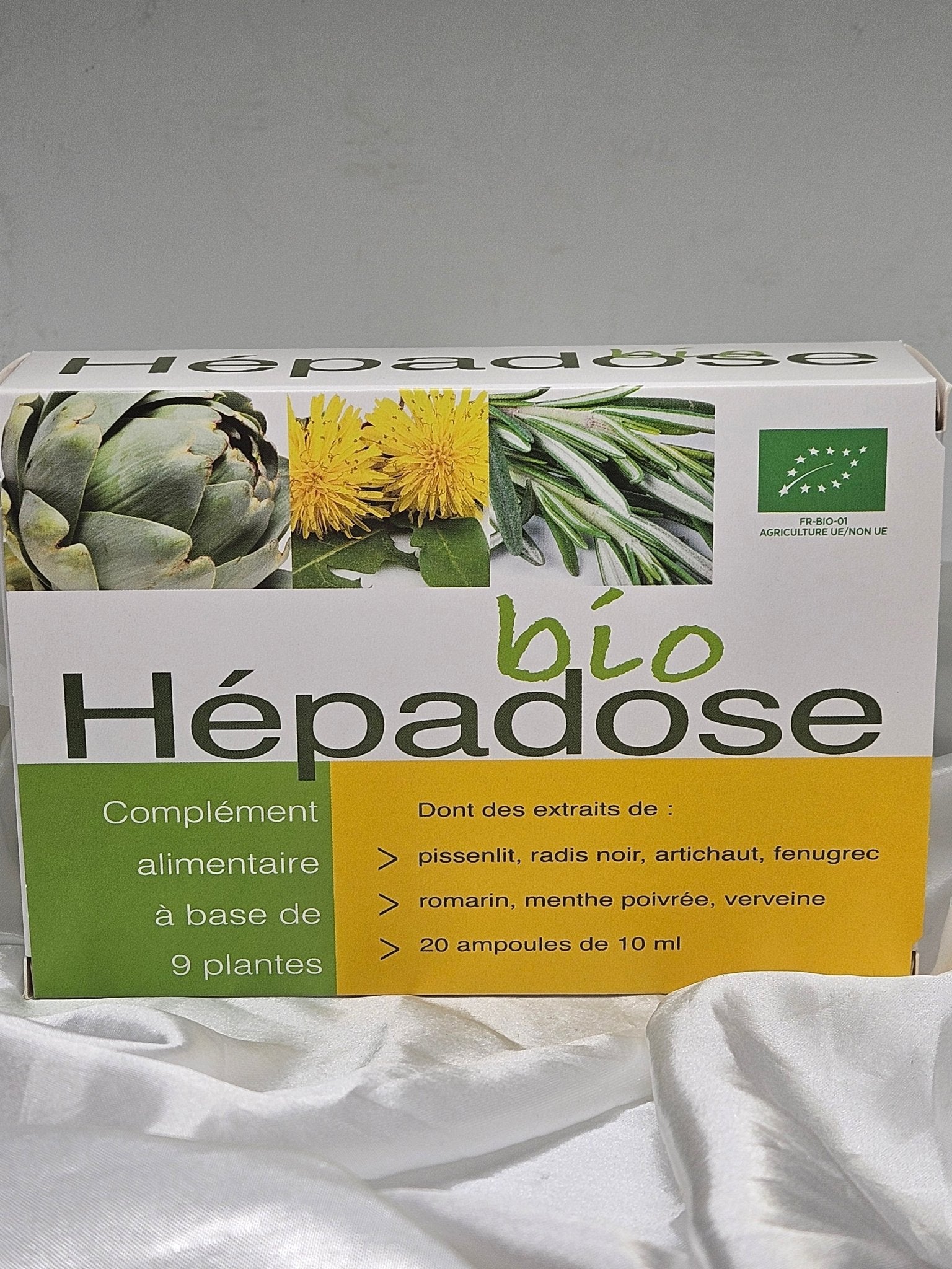 Hepadose bio 20 ampoules - La farigoule mille et une plante