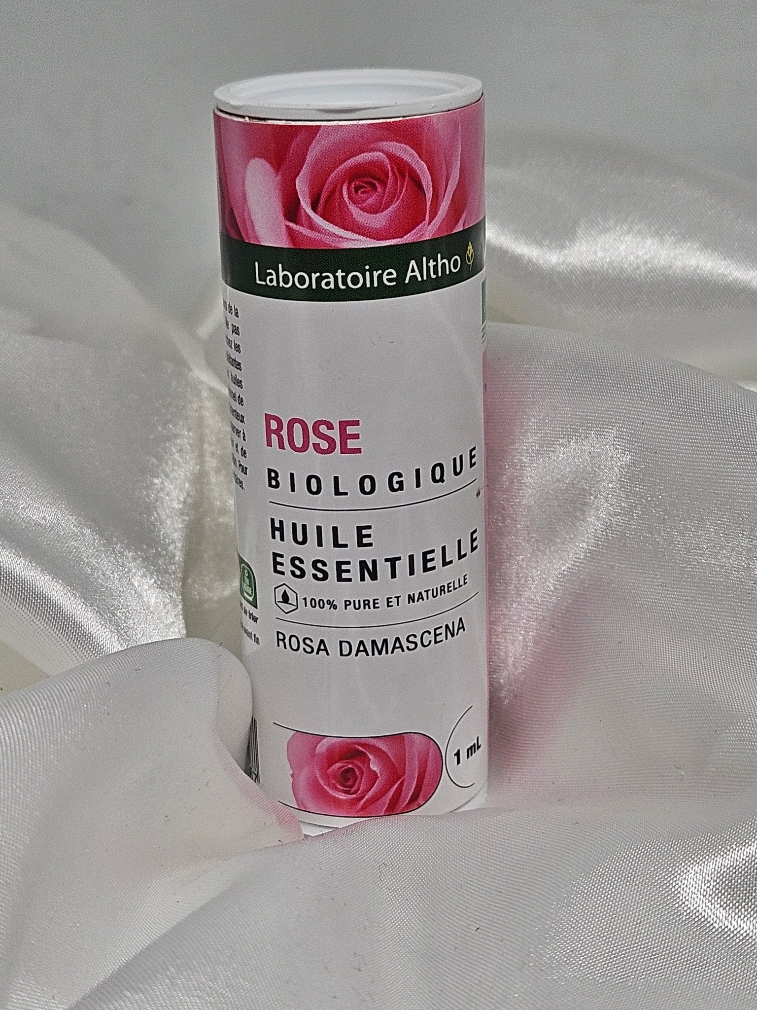 Huile essentielle rose 1 ml laboratoire altho - La farigoule mille et une plante