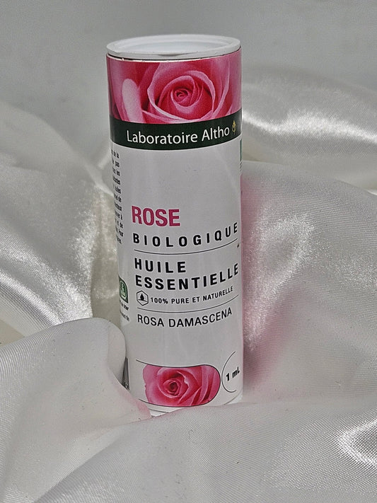 Huile essentielle rose 1 ml laboratoire altho - La farigoule mille et une plante