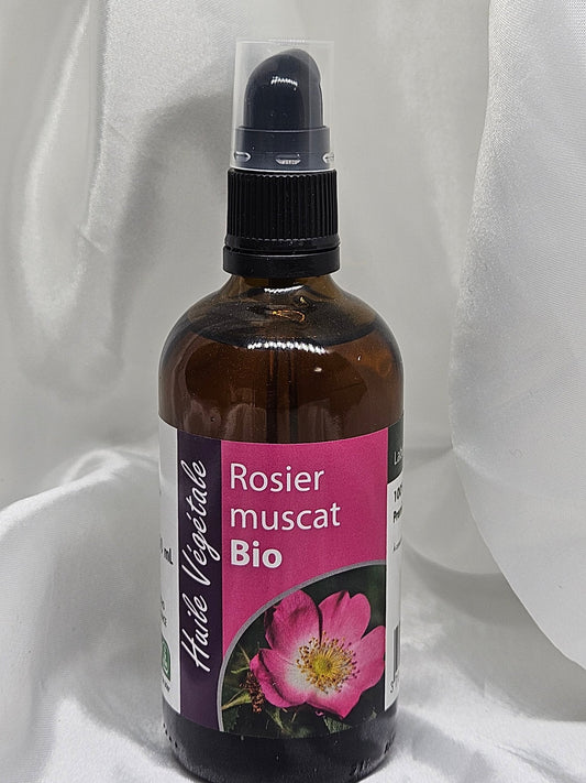 Huile végétale de rosier muscat 100 ml laboratoire altho - La farigoule mille et une plante