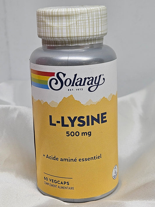 L - Lysine 60 gélules Solaray - La farigoule mille et une plante