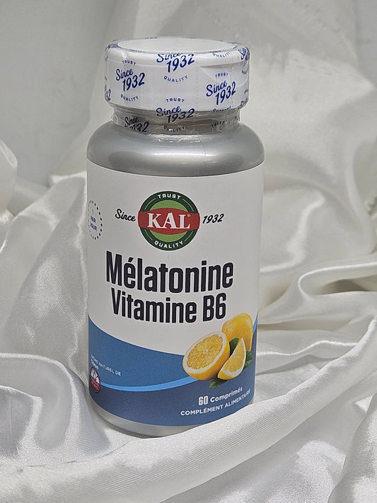 Melatonine vitamine b6 60 gélules kal - La farigoule mille et une plante
