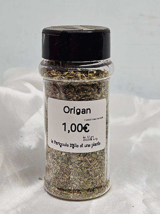 Origan 10 grs feuille coupé ( origanum vulgare ) - La farigoule mille et une plante