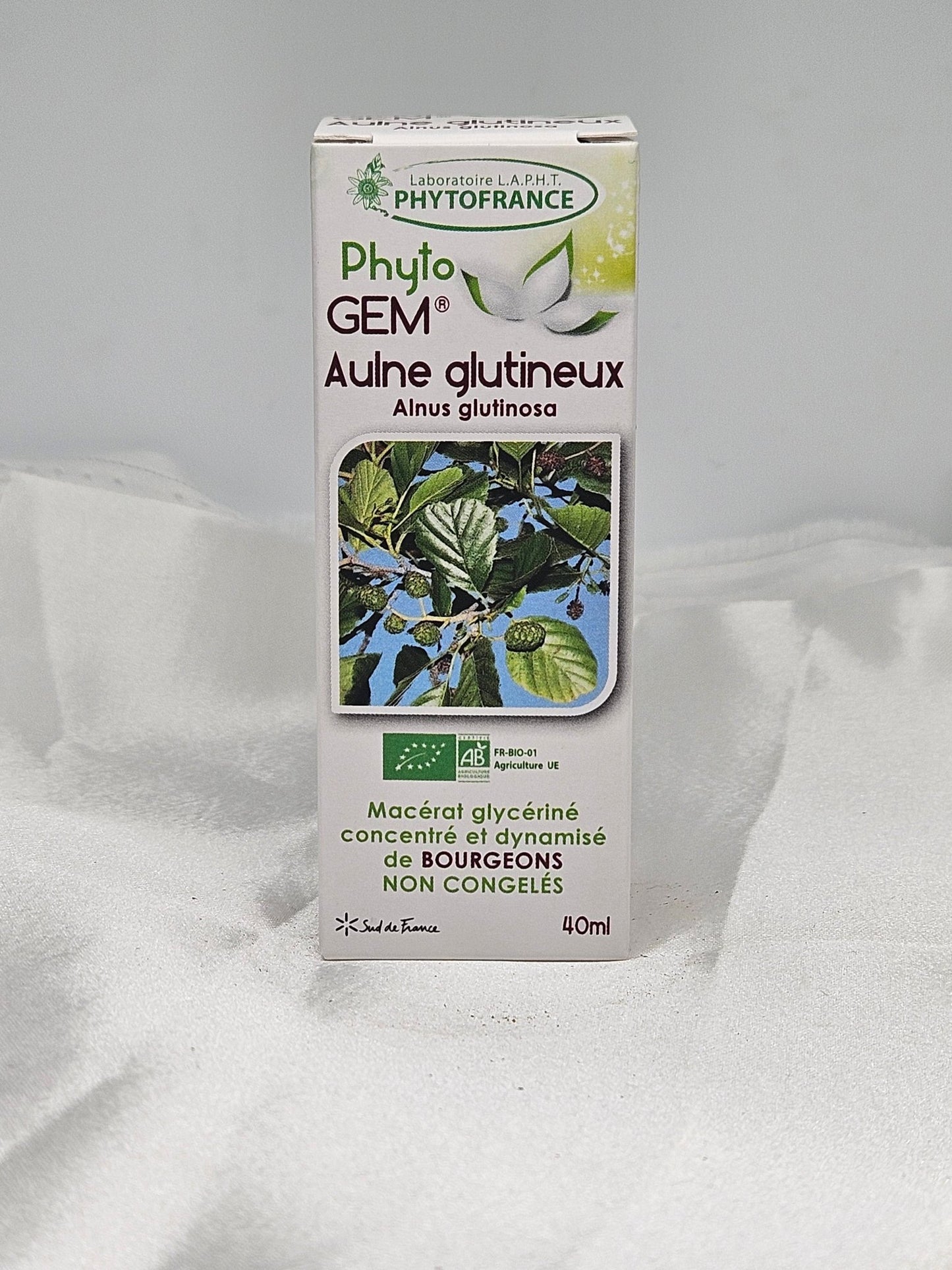 Phyto gem Macérât de bourgeons aulne glutineux 40 ml phytofrance - La farigoule mille et une plante