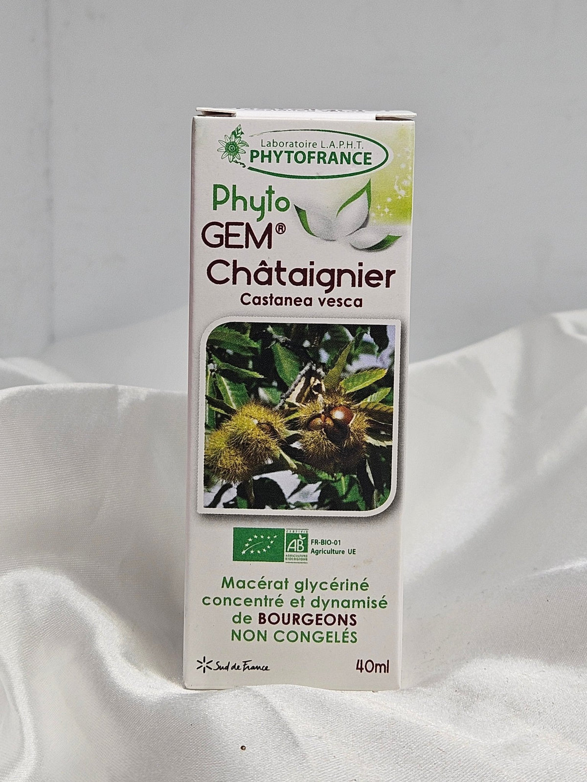 Phyto gem Macérât de bourgeons châtaignier 40ml phytofrance - La farigoule mille et une plante