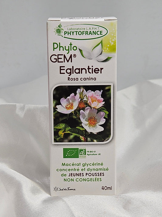 Phyto gem Macérât de bourgeons eglantier 40ml phytofrance - La farigoule mille et une plante