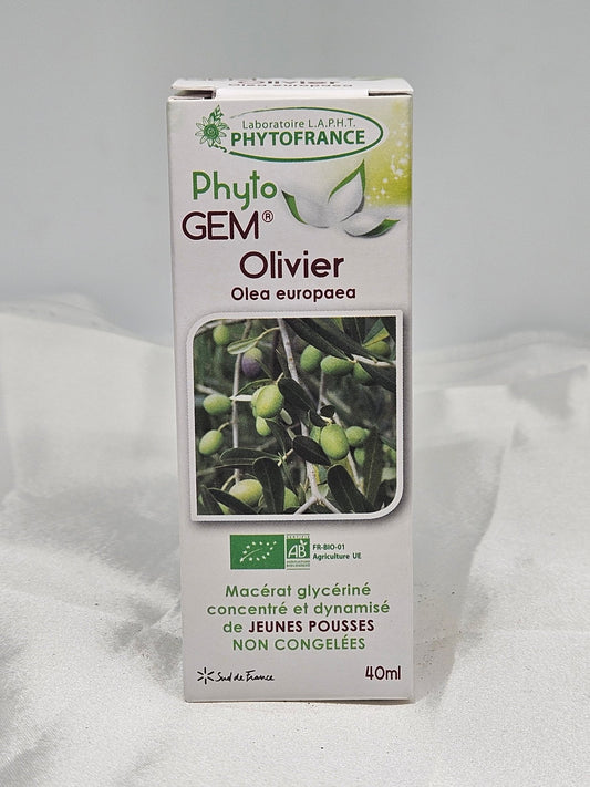Phyto gem Macérât de bourgeons olivier 40 ml phytofrance - La farigoule mille et une plante