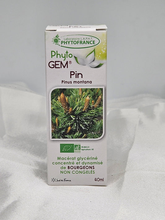 Phyto gem Macérât de bourgeons pin 40 ml phytofrance - La farigoule mille et une plante