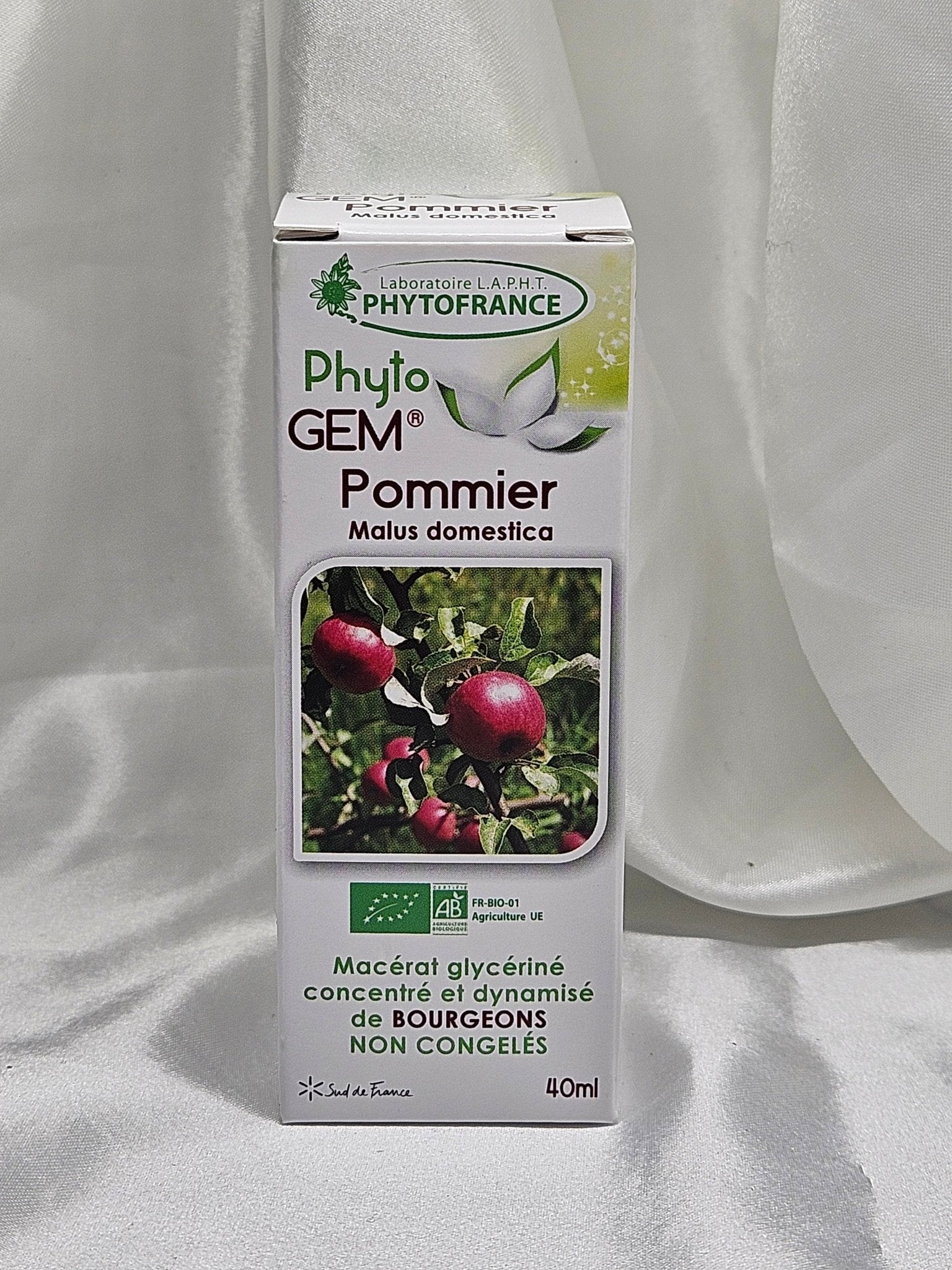 Phyto gem Macérât de bourgeons pommier 40ml phytofrance - La farigoule mille et une plante