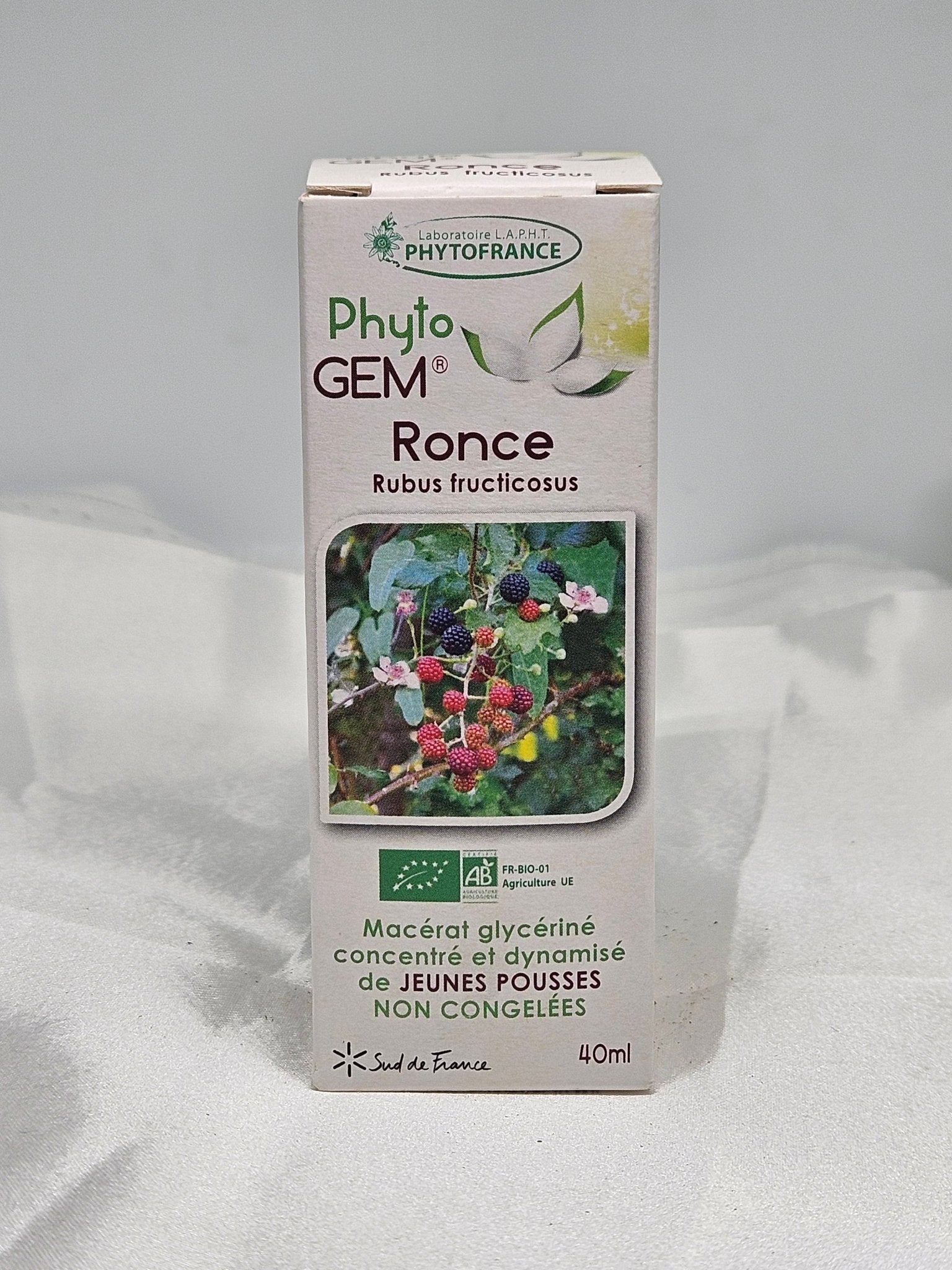 Phyto gem Macérât de bourgeons ronce 40 ml phytofrance - La farigoule mille et une plante