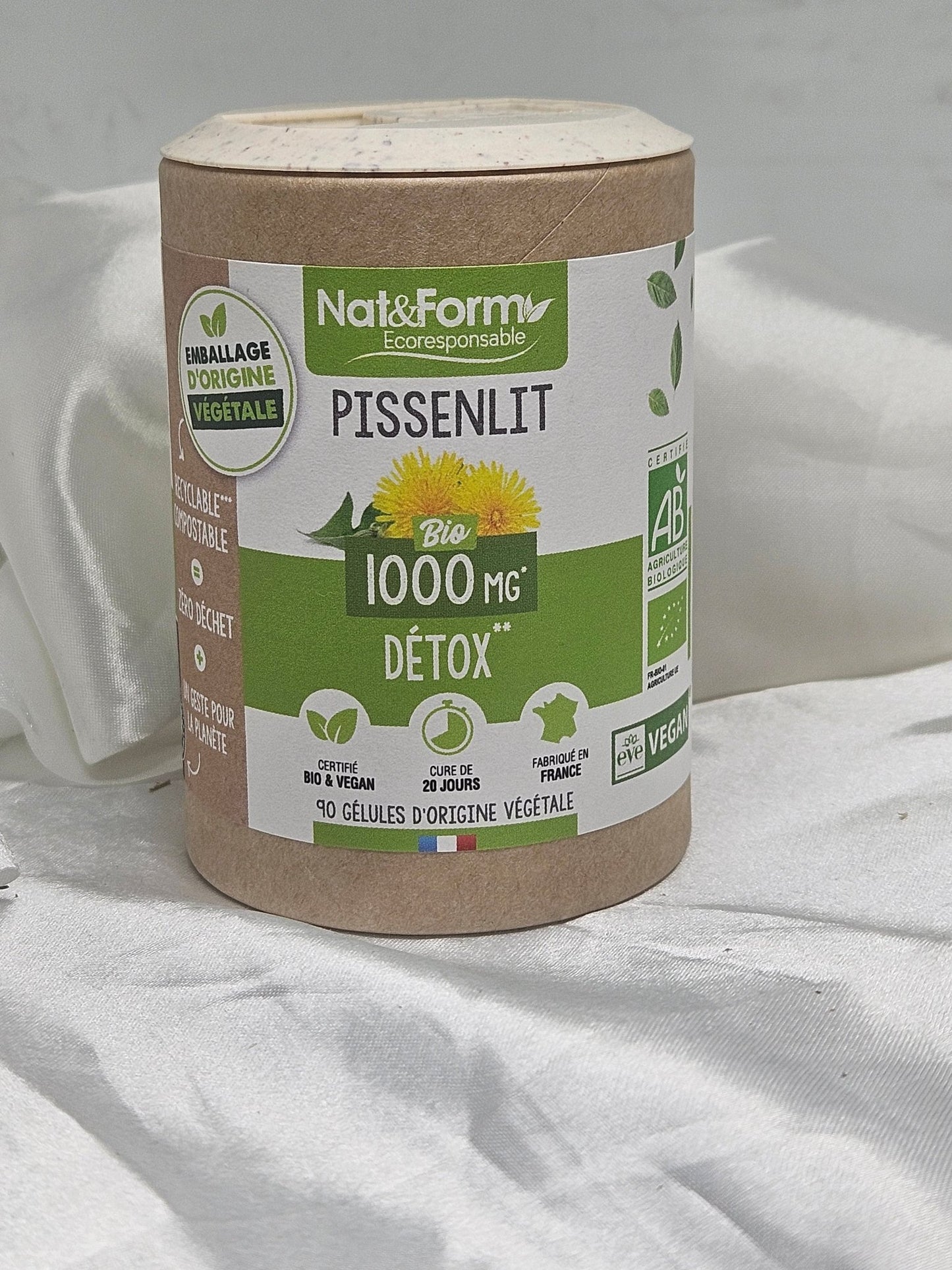 Pissenlit 90 gélules nat et form - La farigoule mille et une plante