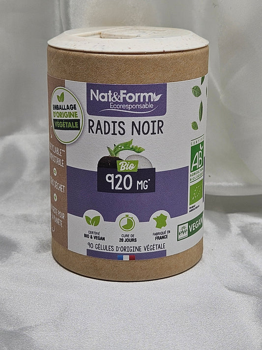 Radis noir 90 gélules nat et form - La farigoule mille et une plante