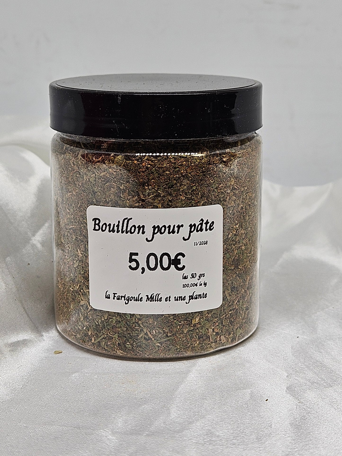Mélange bouillon pour pâte 50 grs La farigoule mille et une plante