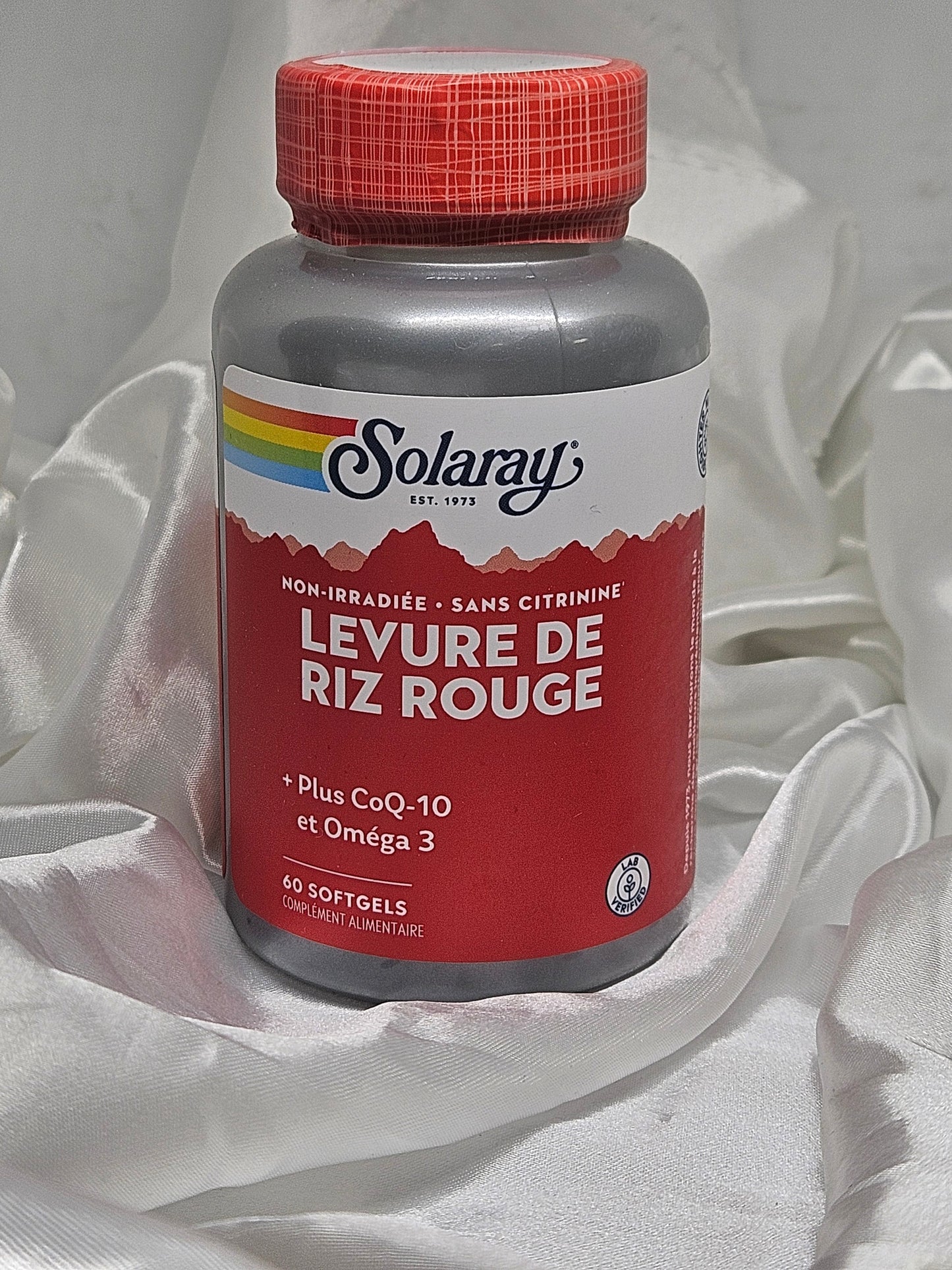 Levure de riz rouge oméga 3 Q10 60 gélules solaray La farigoule mille et une plante