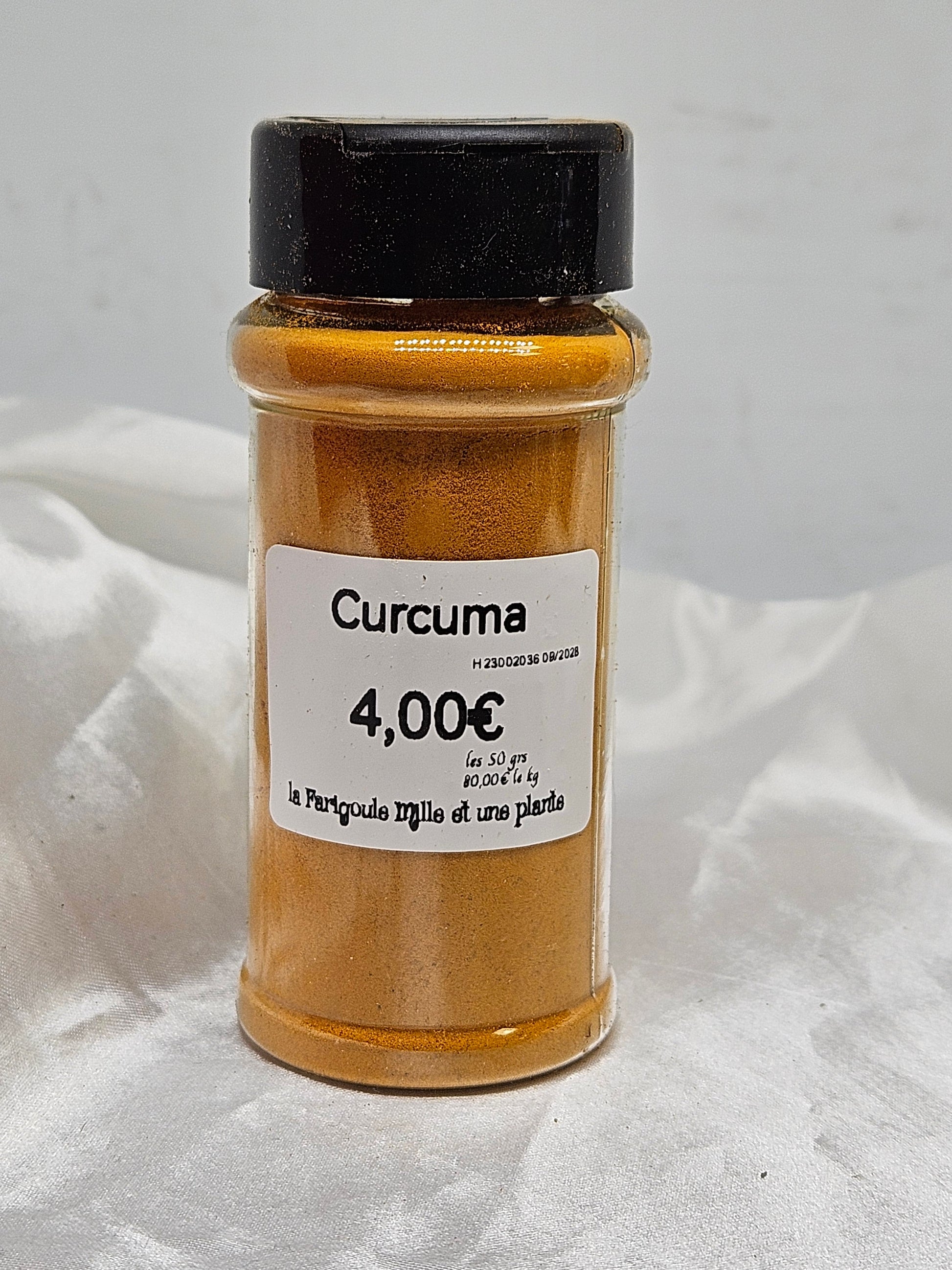 Curcuma poudre 50 grs La farigoule mille et une plante