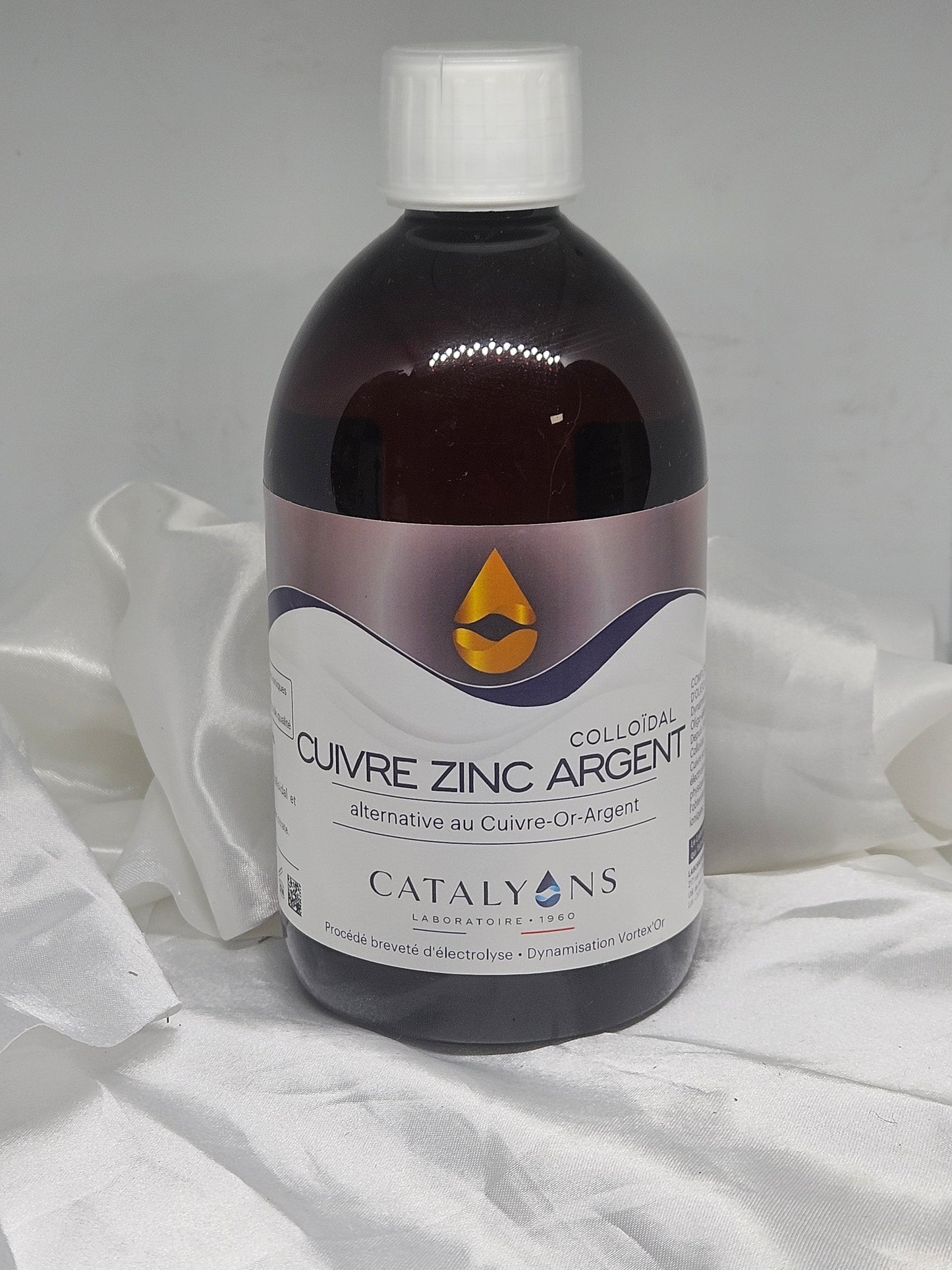 Cuivre zinc argent 500 ml catalyon La farigoule mille et une plante