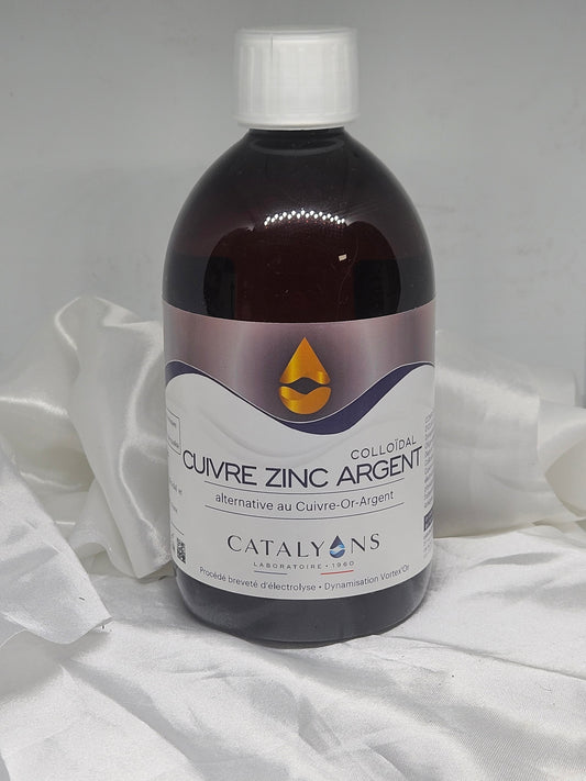 Cuivre zinc argent 500 ml catalyon La farigoule mille et une plante